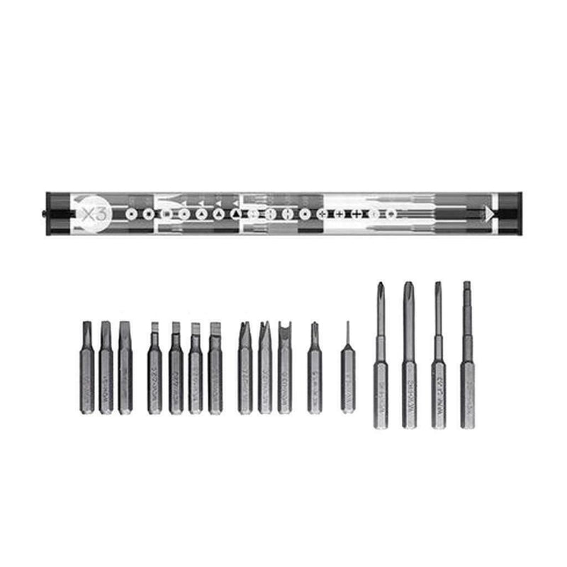3pcs Wowstick X1 X2 X3 Multifunction 1/8inch S2 Steel Screwdriver Screw Bits