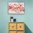 5D DIY Full Drill Diamond Painting Flowers Love Cross Stitch Embroidery Kit
