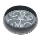 Pet Dog Anti-Gulping Anti-Skid Dog Food Bowl Preventing Choking  Gray