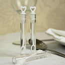 96 Wedding Wand Heart Tube Bubble Favours Table Decoration Party Accessorie M6S3
