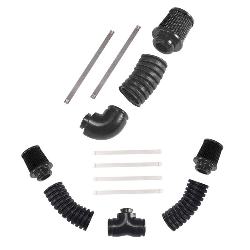 Double Intake Rc Car Part For 1/10 Rc Crawler Car Traxxas Trx4 Defender Axi O9Q5