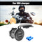 Motorcycle 4.8A Dual USB Charger Socket Outlet with Touch Switch + 2 Terminals