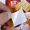 38 x Happy Birthday Paper Stickers Romantic Love For Diary Decor Scrapbooking JR
