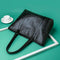 Retro Crocodile Leather Women Handbag Large Capacity Shoulder Shopping Bag