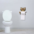 Cat Towel Rack Retro Toilet Paper Holder Bathroom Storage Rack Hanger Shelf A2E9