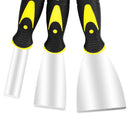 Rubber Handle Spatula Blade 1inch&2inch&3inch Stainless Steel Solid Durable