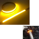 Universal NEW Motorcycle Bikes LED Turn Signal Indicator Strip Light Fork Tube