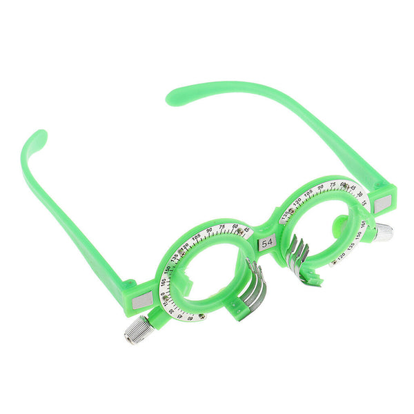 2 Pcs Plastic Optical Trial Lens Frame Eyeglass Optometry Equip 56mm+54mm