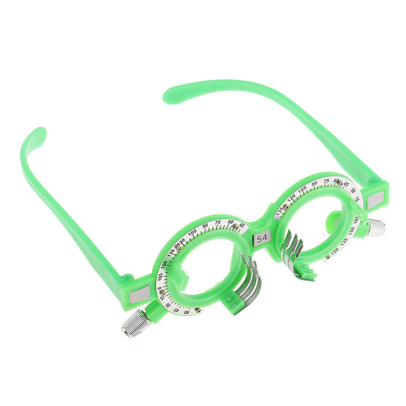 2 Pcs Plastic Optical Trial Lens Frame Eyeglass Optometry Equip 56mm+54mm