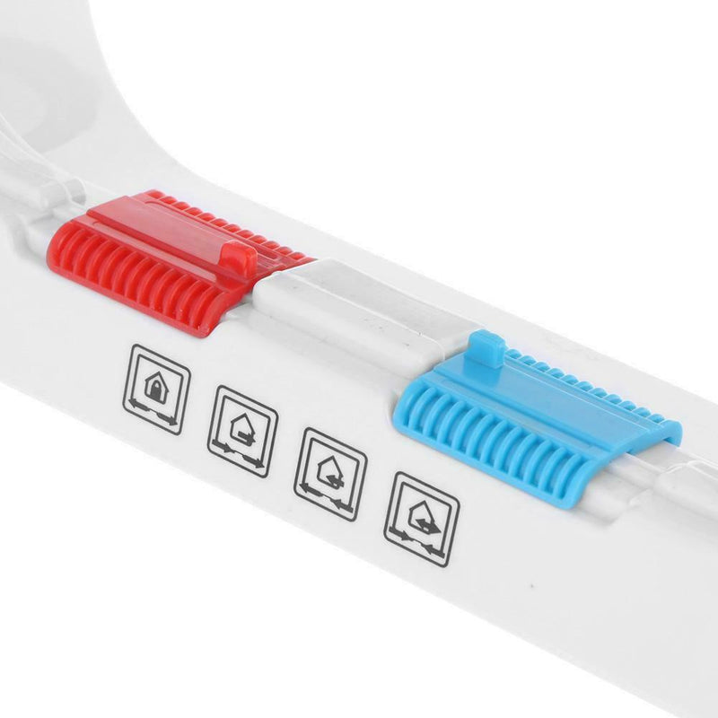 4 Way Lockable Dogs Cat Security Flap Door Kitten Puppy Pet Gate (White XL) A