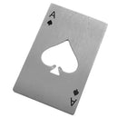 Creative Stainless Steel Credit Card Size Playing Card Bottle Opener Tools