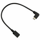 Type C to MICRO-USB Adapter 3.1 90 Degree Right Angle Converter Data Syncin J9V5