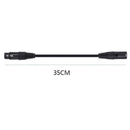 35cm XLR 5-Pin Female to 3-Pin Male DMX Stage Light Connected Adapter Cable A