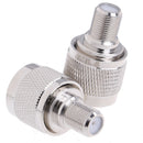 1x F Female to UHF Male Jack RF connector converter adapter BX FT