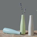 Simple Flower Hydroponic Small Flower Vase Creative Ceramic Vase Bottle Dec Q4J6