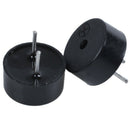 5 pcs Continuous Electronic Buzzer 2 Pins DC 3/ 5V - 9 x 4.2 mm - Black