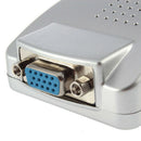 PC VGA to TV Composite Video RGB Converter AV RCA SVideo Adapter ConverterJ Bj