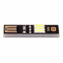 Portable Mini Pocket Card Lamp White light 3 LED Keychain USB Light H2T9