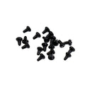 Rubber Fishing Hook Stoppers Fishing Bait Stop Beads Bait Stopper 3mm Black