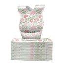 10pcs Disposable Non-Woven Baby Bib Feeding Apron Scarf Travel Saliva Paper