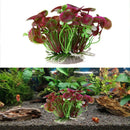 Aquarium Artificial Floral Grass Plant Fish Tank Landscape Decor Green A