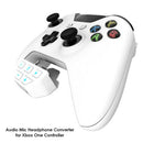 Stereo Headset Adapter Audio Mic Converter for Xbox One Controller (Beige)