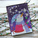 DIY Christmas Snowman Special Shaped Diamond Painting 60 Pages A5 Notebook