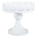 Sweetgo Mini Macaroon Stand 15X15.5Cm White Metal Stand Up Candle Holder Ca