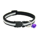 Adjustable Reflective Pet Collar Safety Release Buckle with Bell for Cat Do R3F9