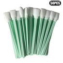 50 Pcs Solvent Foam Tipped Cleaning Swabs For Roland Mimaki Mutoh Printer Lens