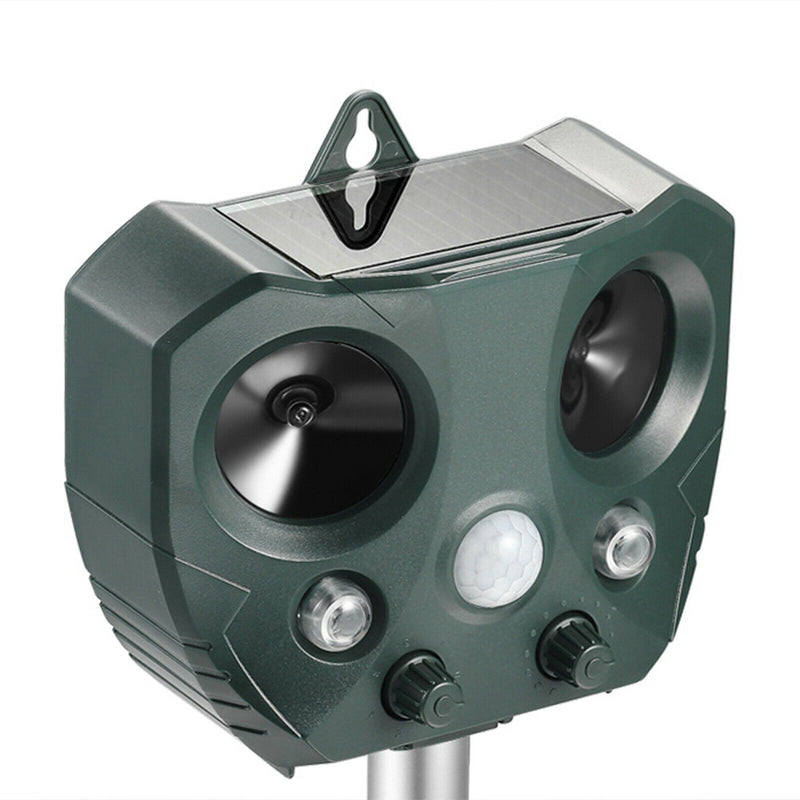 Outdoor Ultrasonic Pest Animal Repeller Garden Cat Dog Scarer Deterrent