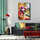 5D DIY Diamond Painting Flower Vase Full Drill Embroidery Pictures (JH115)