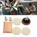 8Pcs Car Glass Scratch Cerium Removal Tool Oxide Powder Polishing Pads Hot F3C3