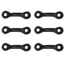 Kayak Canoe 6 Pieces Deck Loop Pad Eyes + 12 Pieces Tri-Fold Rivets Boat Fishing