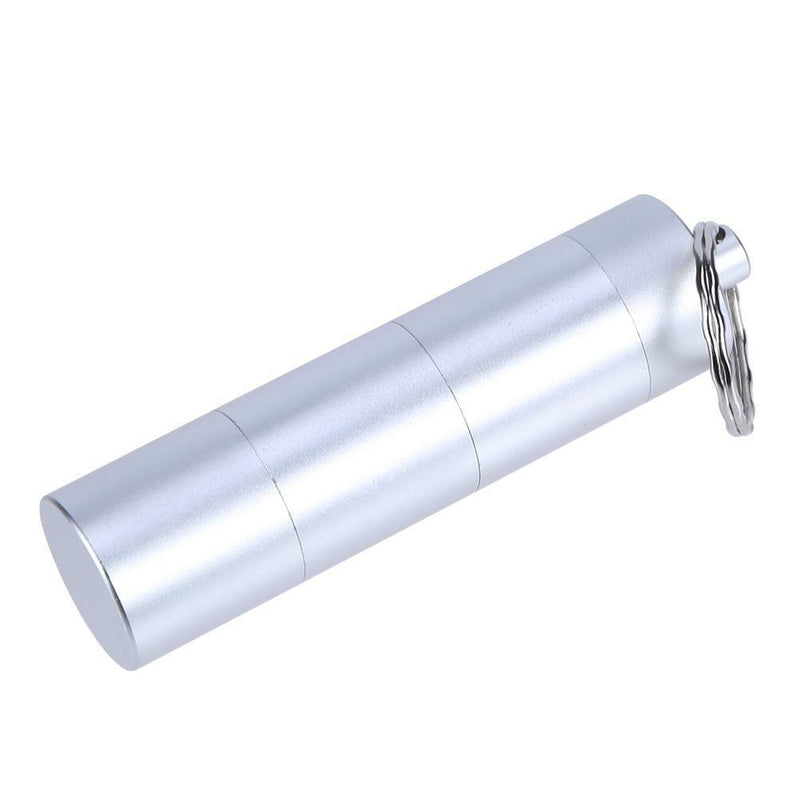 Outdoor Pill Storage Aluminium Box Keychain Metal Waterproof Box Container Case