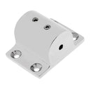 Stainless Steel Yacht Boat Hand Rail Fittings 90 Degree Rectangle Base