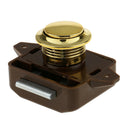 Push Button Drawer Catch Lock Knob Latch for Cabinet/ RV/ Boat Cupboard,