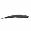 50pcs Dyed Goose Feathers DIY Hairstyles Decor Jewelry Wedding Party - Blac I3I7