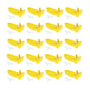 20 Pcs Pet Bird rinker Feeder Waterer for Parrots Budgie Cockatiel Lovebirds