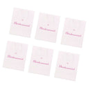6pcs The Bridesmaid Wedding Party Paper Gift Favour Bag with Handle White