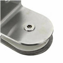 90degree 304 Stainless Steel Glass Clamp Bracket Holder For Window Balustra L5M5