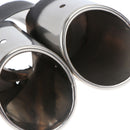 Stainless Steel Universal Car Modified Double Exhaust Pipe Rear Muffler Tail-Tip