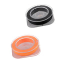2pcs Fishing Rod Guides Fixing Line Eye Rings Wrapping Thread Black,Orange