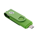USB Mini Memory Stick 8GB USB 2.0 Memory Flash Drive OTG for Handy PC Green Z6V4