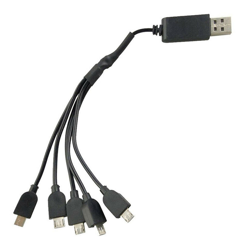 USB Charger Cable 5-in-1 Charging Battery Multi-functional Lithium Cell for O1T6
