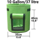 Set of 2 Potato Carrot Onion Grow Bags Greenhouse Balcony Room Bag Container