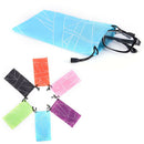 5Pc Sunglasses Bag Pouch Soft Cloth Cleaning Optical Glasses Case Random  3laLJ