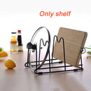 Multi-layer Shelf Pan Organizer Pot Rack Lid Holder Cookware Kitchen Kitchenware