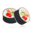 3x/Set Enamel Japanese Food Sushi Brooch Pins Shirt Collar Badges Pin Jewelry MO