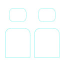 2 Sets Tempered Glass Lens Screen Protector for DJI Pocket 2 Gimbal Camera A